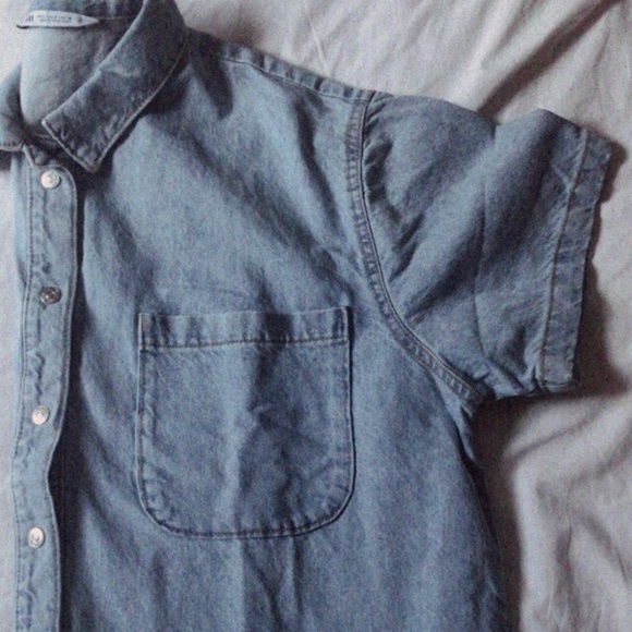 Zara oversized denim shirt - Picture 8 of 11